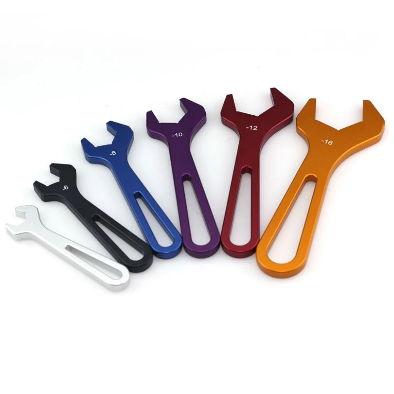adjustable anodized aluminum spanner wrench for Auto (2)