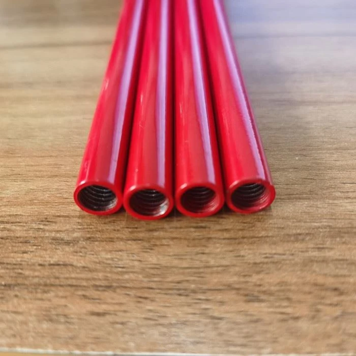 9mm Red Powder Coating Aluminium Tube Profile