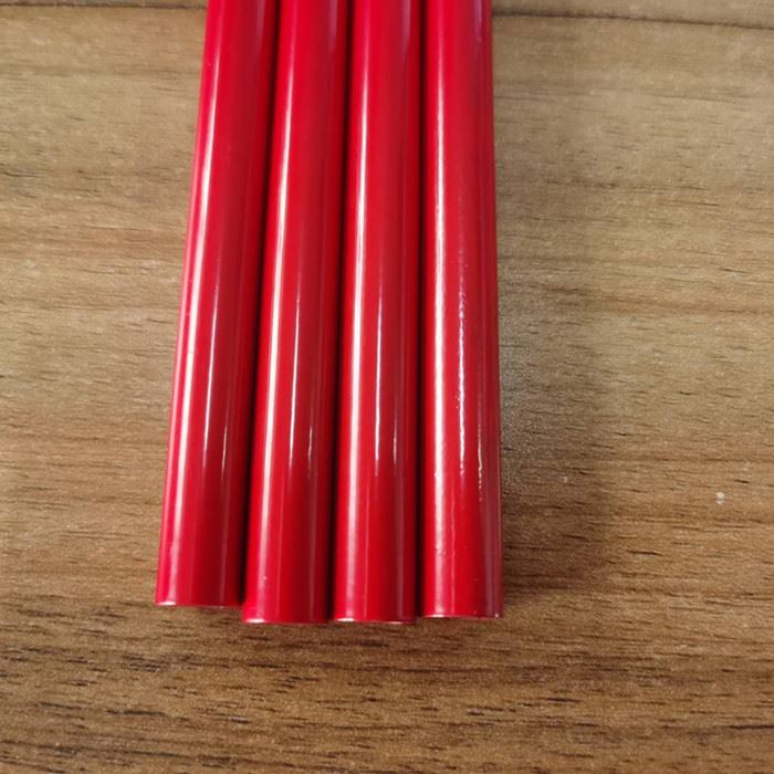 9mm Red Powder Coating Aluminium Tube Profile